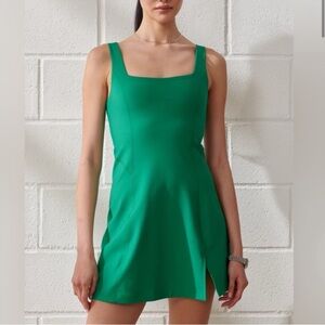 Abercrombie & Fitch YPB sculptLux Mini Green Sculpting Athletic Dress
